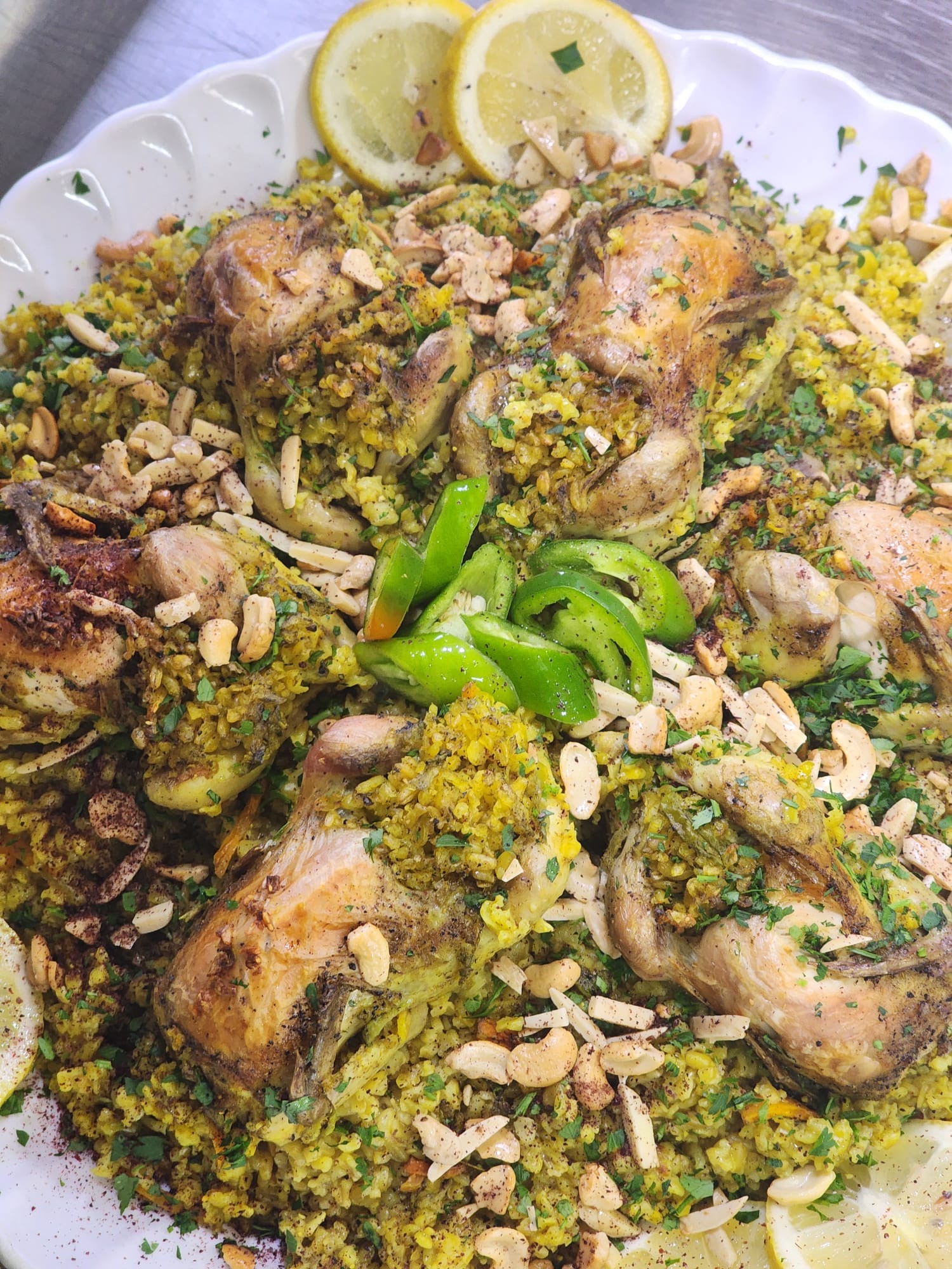 جوز حمام محشي فريكة